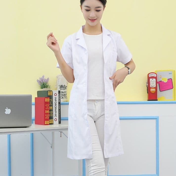 白衣 半袖スタンダード診察着