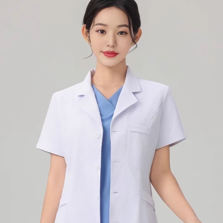 白衣 美しいシルエット医療用白衣