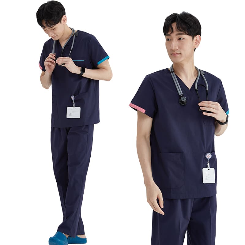 白衣 快適シルエット医療用スクラブ