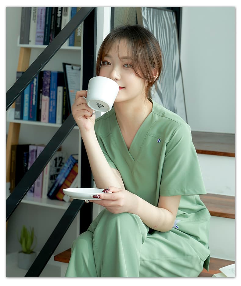 白衣 快適さを追求したケーシー